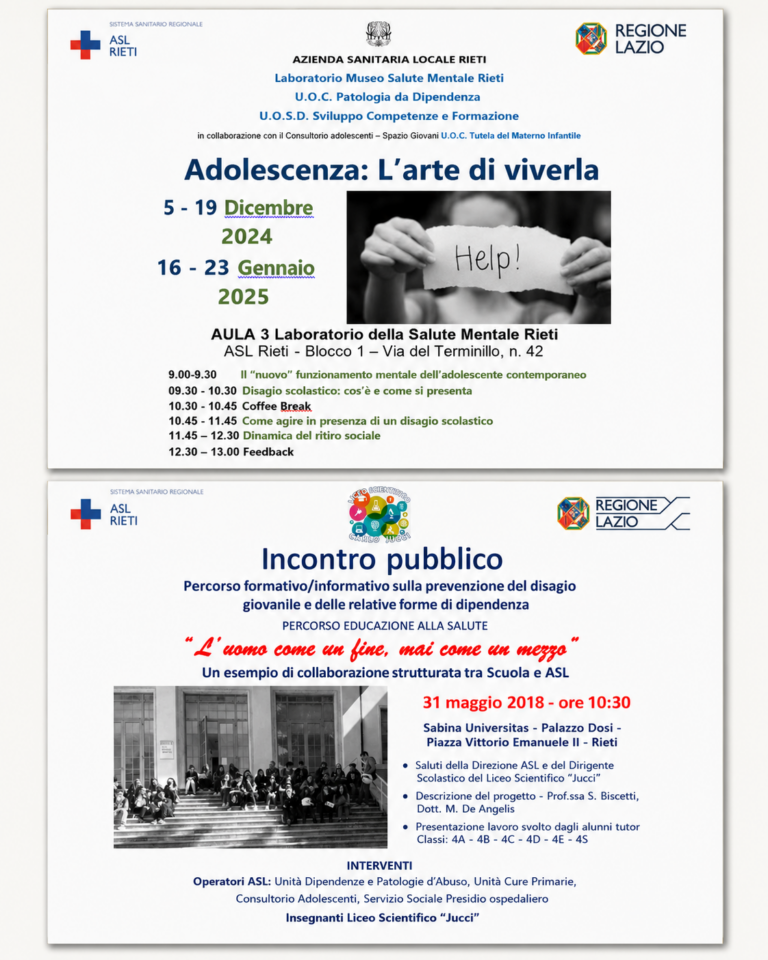Adolescenza, prevenzione e scelte consapevoli: un percorso nato nel 2018